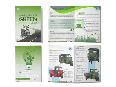 Nibe Motor – Electric Vehicle Brochure branding brochure design graphic design logo photography typography vector