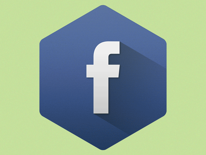 Hexago Icons update facebook free hexagon icon long shadow shadow twitter