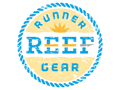 Reef Runner Gear aqua black blue fish gear grey reef sport typography water