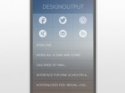 DESIGNOUTPUT mobile light minimalistic mobile