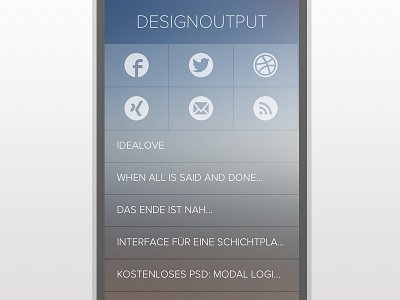 DESIGNOUTPUT mobile light minimalistic mobile