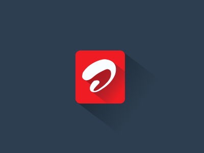 Airtel Logo Flat Design airtel flat flat design