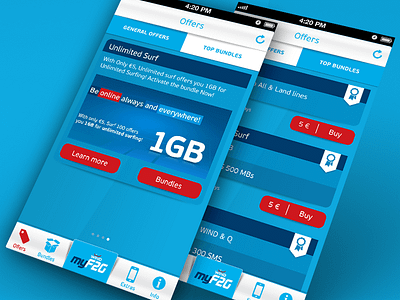 Wind F2G Offers buy iphone list mobile offers operator swipe telecom ui ux