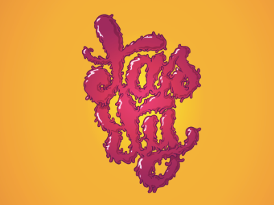 tasty illustration tipography