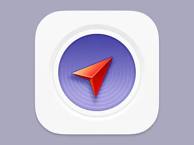 Location app clean icon ios location map pin simple