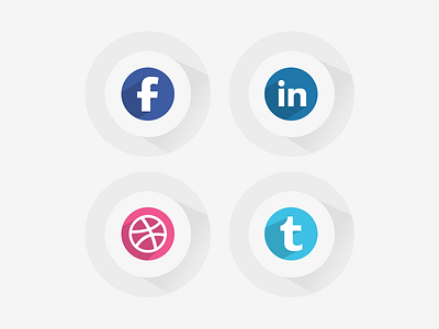 Flat Social Icons flat icon flat social icon design new trend social