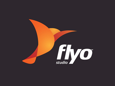 Flyo Studio bird branding brandmark buy fly freelance logo sale sell studio