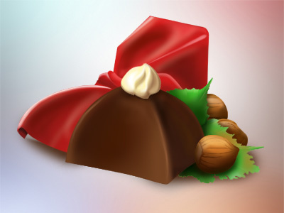 CandyIcon candy chocolate icon nuts