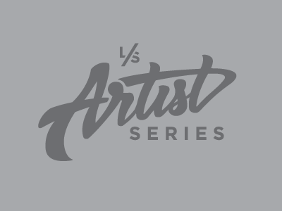 Artist Series artist brand branding lettering script series sunglasses type typography wordmark