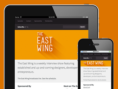 The East Wing V4 podcast redesign the east wing