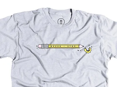 Never Stop - Cotton Bureau cotton bureau pencil shirt