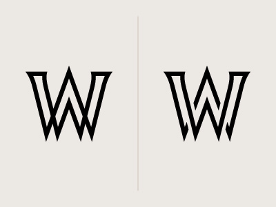 WW Monogram logo monogram