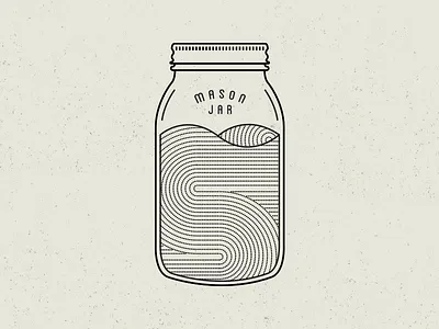 Mason Jar icon illustration jar mason jar the south vector