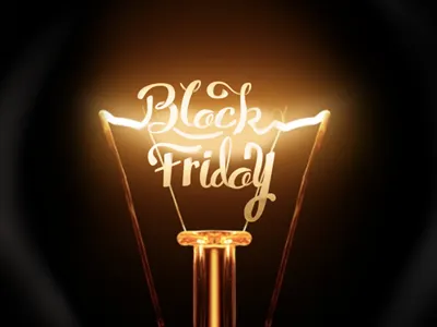 Black Friday Light black black friday brush friday hand drawn lettering photoshop sale typography