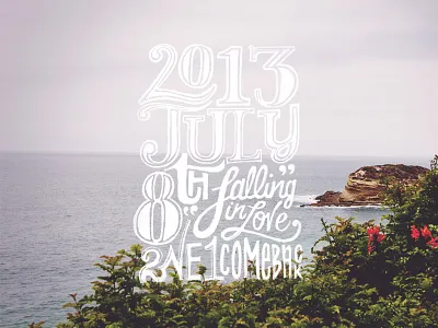 summer lovin' hand lettering ink letter lettering letters music pen summer type