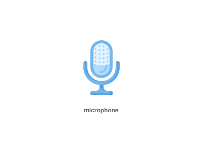 Microphone icon microphone