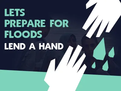 Flood Campaign campaign flood print