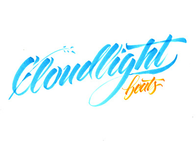 Cloudlight beats beats calligraphy cloudlights electro hip hop kinessik letter letters music rap