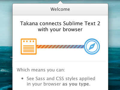 Takana Welcome Preview app mac takana welcome