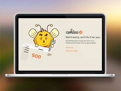 505 // cohive 505 bee cowork error hive orange