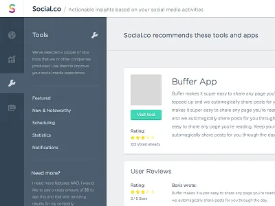 Social.co - Tool Page categories rating sidebar social social.co statistics tools users