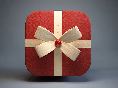 Gift Icon 3d design gift icon ios7 webshocker