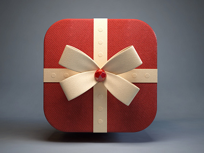 Gift Icon 3d design gift icon ios7 webshocker