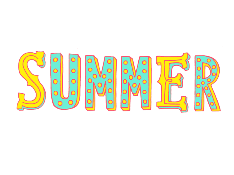 Summer Lettering hand lettering summer typography