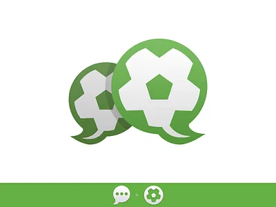 Pitaco brand branding concept flat football green icon logo mark soccer startup symbol