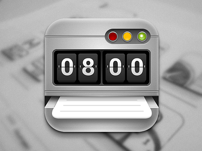 Time Sheet Icon design fireworks icon ios 6 time sheet