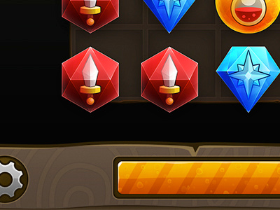 Mobile Game - Early Shot game interface gems interface mobile game progress bar puzzle tampa ui