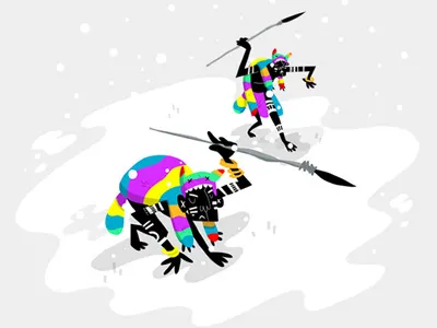 Color Hunters color hide hunter itscolortime nick stokes nick stokes design snow