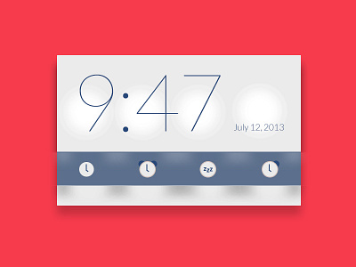 It's Time clock time ui widget