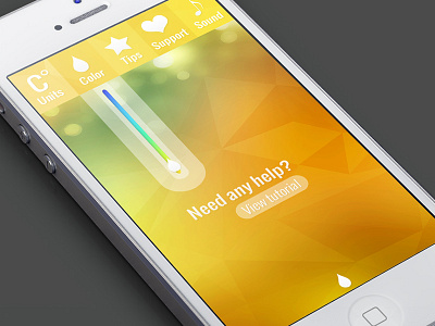 Settings screen