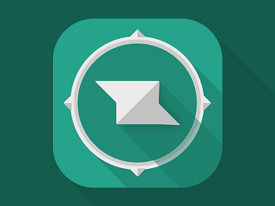 Flat personal clear flat icon ios ios7 mintgreen smooth