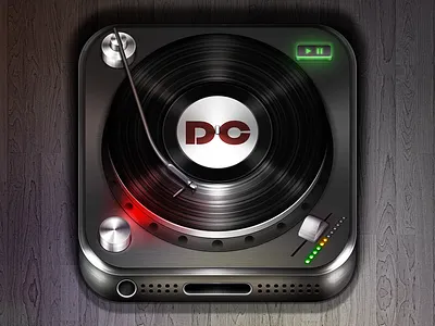 Music App app chart dance icon iphone mixer music news vinyl