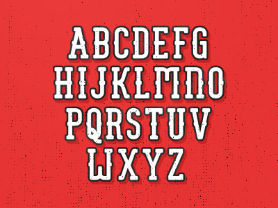 Some Letters alphabet font letters shadow