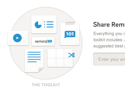 Toolkit documents handout kit package poster powerpoint remind101 toolkit tools video web word