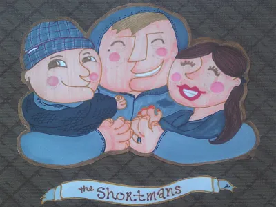 the Shortmans illustration marker paper portrait