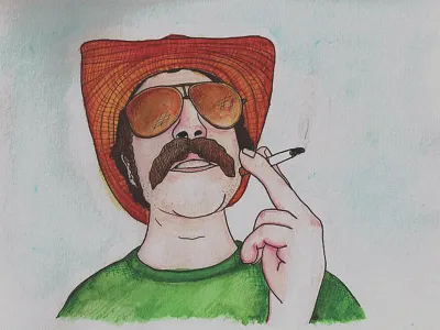 Noah illustration watercolor