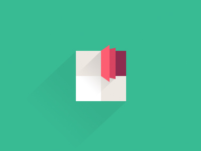 Origami color design filament icon illustration ui