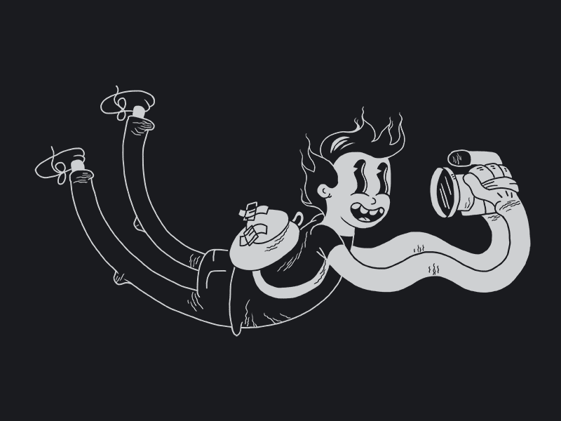 ..Introducing this guy! animation gif illustration oldschool
