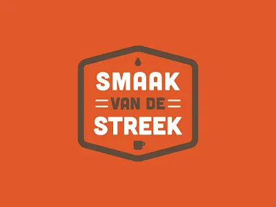 Brand identity Smaak v/d Streek coffee identity logo shop tea
