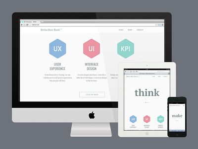 Personal Website finally live! clean personal portfolio space website