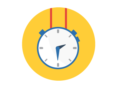 Running App Illustration illustration stopwatch