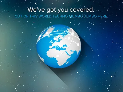 Global Coverage earth galaxy globe shadow stars world