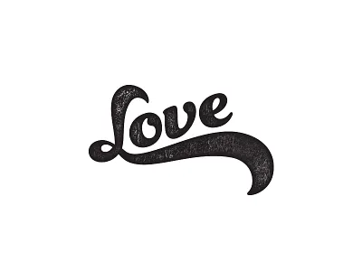 "Love Around the World" logo love typography