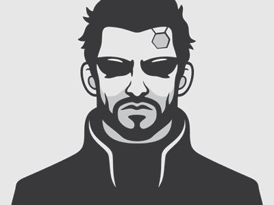 Portrait of a Modern Day Video Game Hero illustration video game