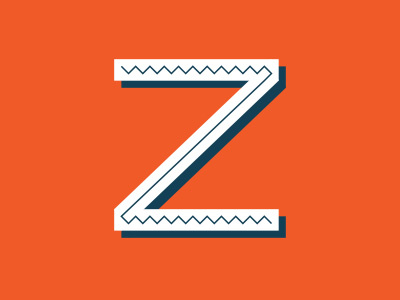 Zed canadian letter zed zee zig zag