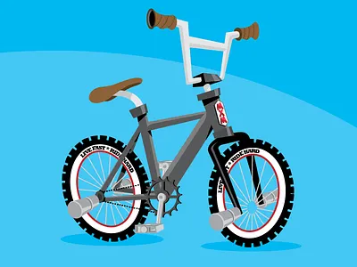 BMX 4 MXM bike bmx illustration